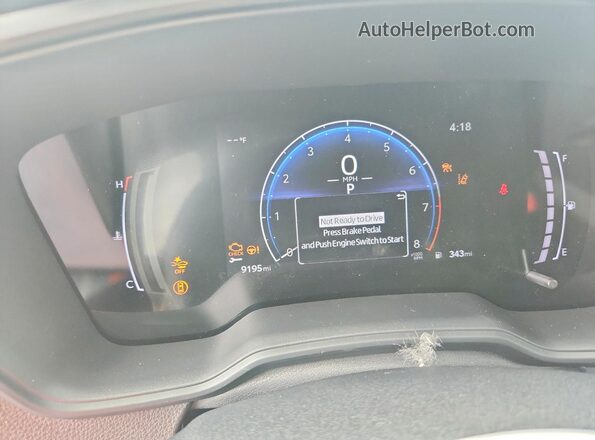 5YFB4MDEXTP450310 2026 TOYOTA COROLLA Black Սարքավորումների վահանակի տեսք
