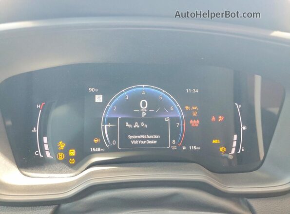 5YFB4MDEXTP451005 2026 TOYOTA COROLLA Gray Սարքավորումների վահանակի տեսք