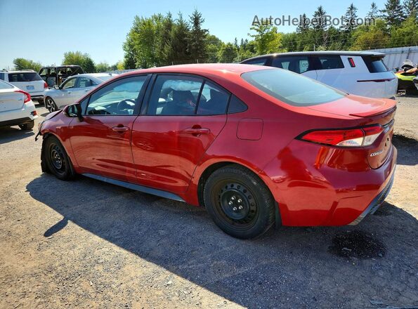 5YFB4RBE4LP023267 2020 TOYOTA COROLLA Red უკანა მარცხენა