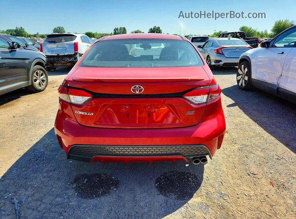 5YFB4RBE4LP023267 2020 TOYOTA COROLLA Red უკანა ხედი