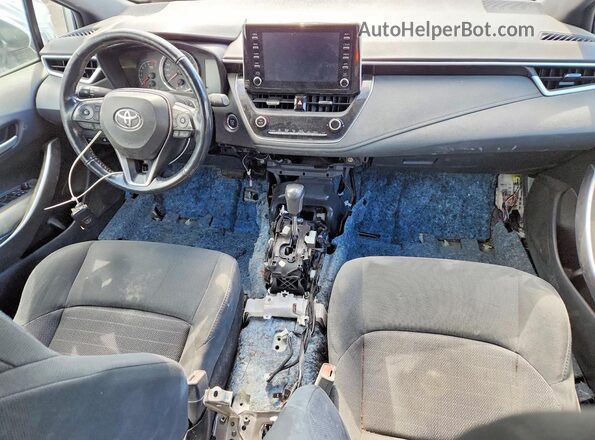 5YFB4RBEXLP026027 2020 TOYOTA COROLLA Silver Widok deski rozdzielczej
