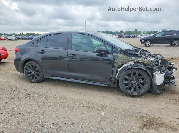 5YFB4RBEXLP055835 2020 TOYOTA COROLLA Black Przód prawy