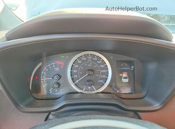 5YFBPMBE4NP333500 2022 TOYOTA COROLLA Белый Вид щитка приборов