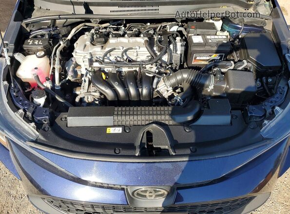 5YFBPMBE7NP348525 2022 TOYOTA COROLLA Blue Вид задньої частини салону