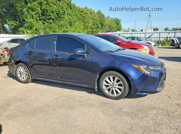 5YFBPMBE7NP348525 2022 TOYOTA COROLLA Blue Передня права чверть