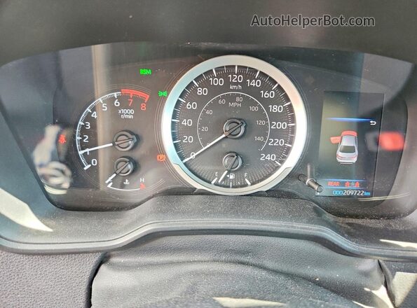 5YFBPRBE4LP016858 2020 TOYOTA COROLLA Белый Вид щитка приборов