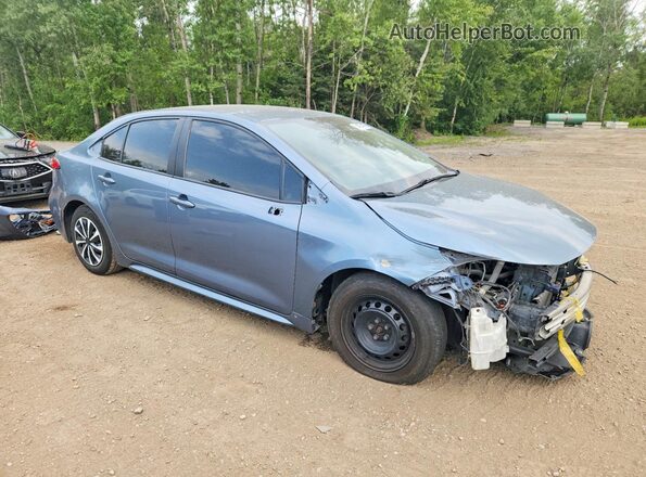 5YFBPRBE4LP123473 2020 TOYOTA COROLLA Синий Передняя правая четверть