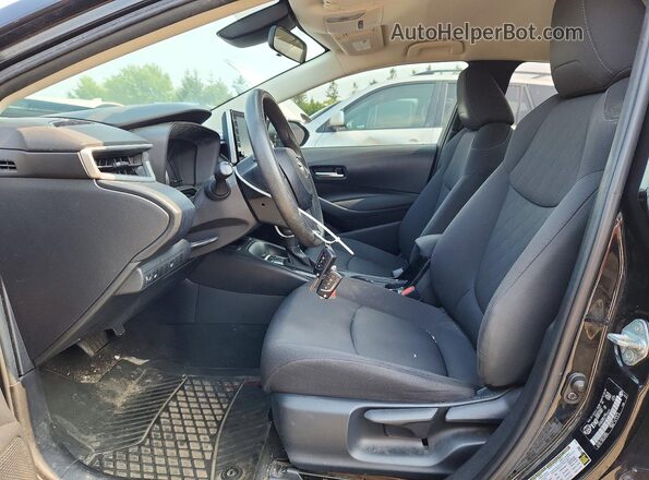 5YFBPRBE6LP020233 2020 TOYOTA COROLLA Black წინა სალონის ხედი