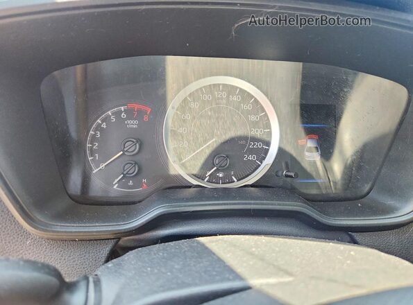 5YFBPRBE7LP131163 2020 TOYOTA COROLLA Black Widok zestawu wskaźników