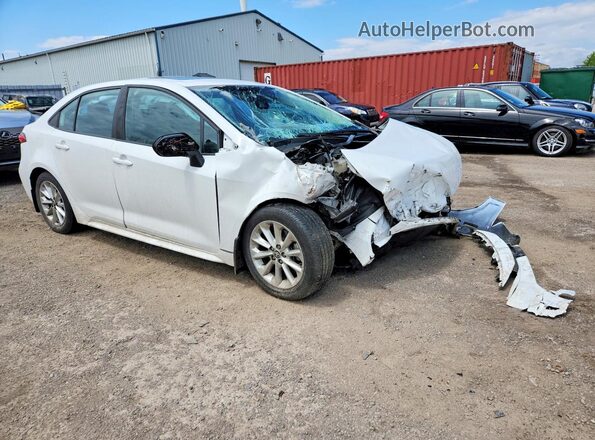 5YFBPRBEXLP029694 2020 TOYOTA COROLLA Белый Передняя правая четверть
