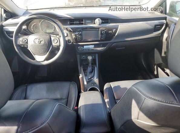 5YFBPRHE0GP514861 2016 TOYOTA COROLLA Charcoal წინა პანელის ხედი