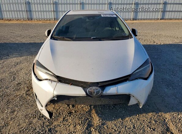5YFBPRHE6HP592742 2017 TOYOTA COROLLA White Դիմացի տեսք