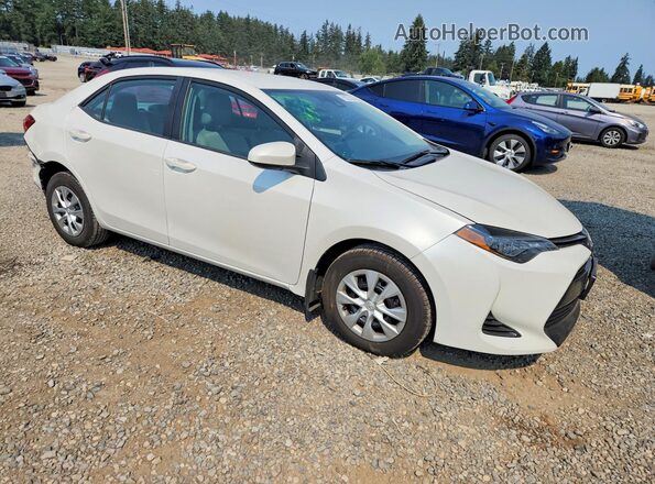5YFBPRHE6KP905344 2019 TOYOTA COROLLA White წინა მარჯვენა