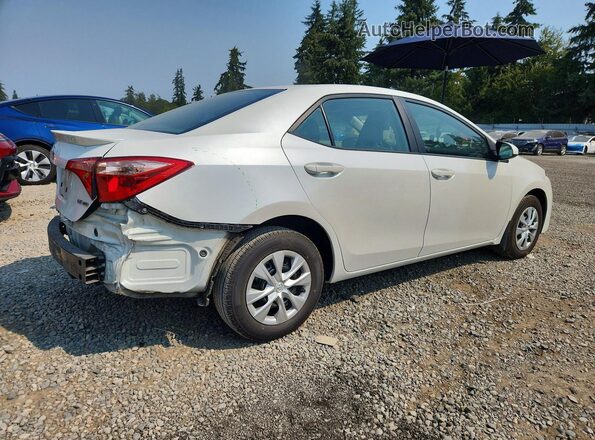 5YFBPRHE6KP905344 2019 TOYOTA COROLLA White უკანა მარჯვენა