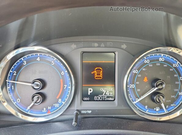 5YFBPRHE6KP905344 2019 TOYOTA COROLLA White ხელსაწყოთა პანელის ხედი