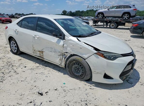 5YFBPRHE7JP806336 2018 TOYOTA COROLLA White Przód prawy