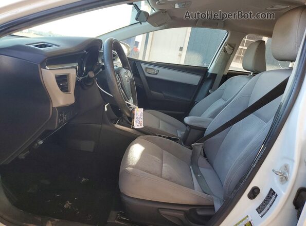5YFBPRHEXGP383096 2016 TOYOTA COROLLA White Front interior view