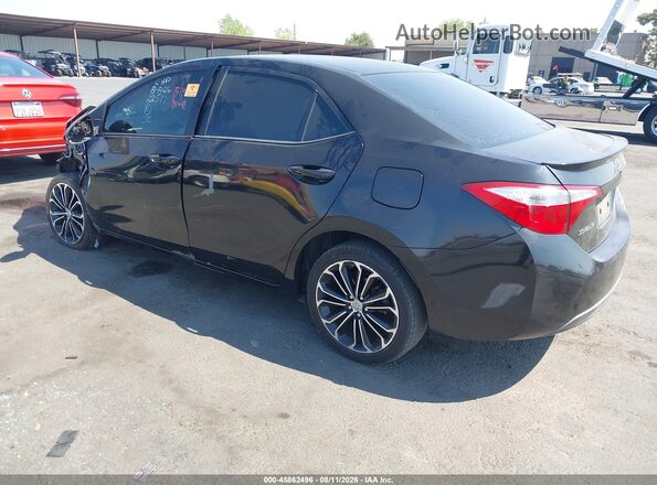 5YFBURHE0GP376845 2016 TOYOTA COROLLA Black უკანა მარცხენა