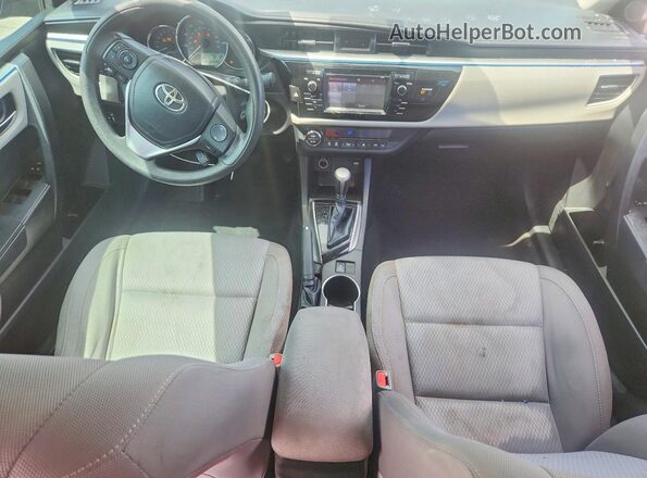 5YFBURHE0GP400321 2016 TOYOTA COROLLA Charcoal წინა პანელის ხედი