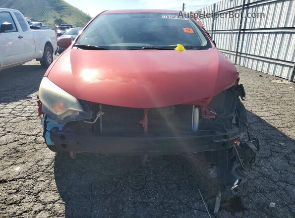 5YFBURHE0GP457697 2016 TOYOTA COROLLA Красный Вид спереди
