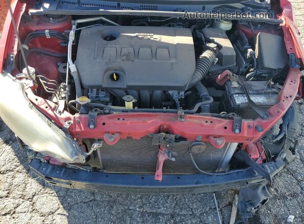 5YFBURHE0GP457697 2016 TOYOTA COROLLA Красный Вид задней части салона