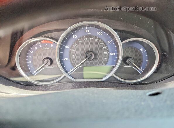5YFBURHE0GP489128 2016 TOYOTA COROLLA Серебряный Вид щитка приборов