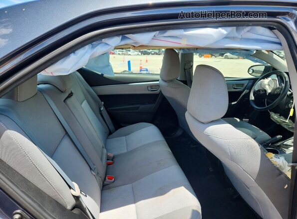5YFBURHE0GP531619 2016 TOYOTA COROLLA Gray Vista de los asientos traseros