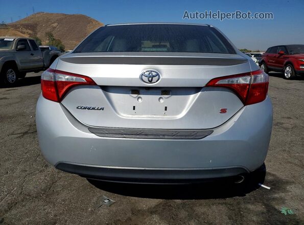 5YFBURHE0GP561610 2016 TOYOTA COROLLA Silver Widok z tyłu