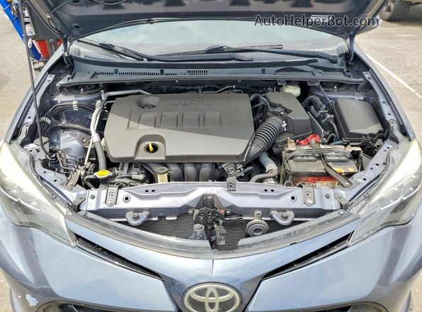 5YFBURHE0HP592258 2017 TOYOTA COROLLA Charcoal Вид задньої частини салону
