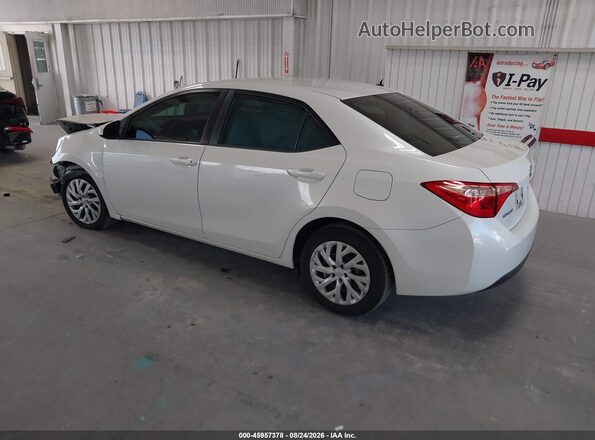 5YFBURHE0KP927106 2019 TOYOTA COROLLA Белый Задняя левая четверть