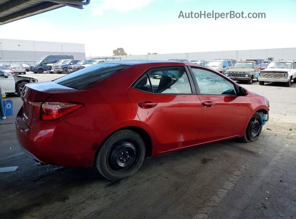 5YFBURHE0KP932175 2019 TOYOTA COROLLA Red Задня права чверть