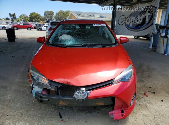 5YFBURHE0KP932175 2019 TOYOTA COROLLA Red Вид спереду
