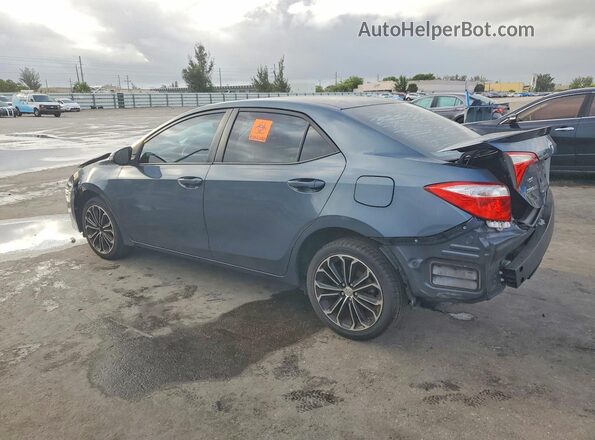 5YFBURHE1GP398451 2016 TOYOTA COROLLA Серый Задняя левая четверть