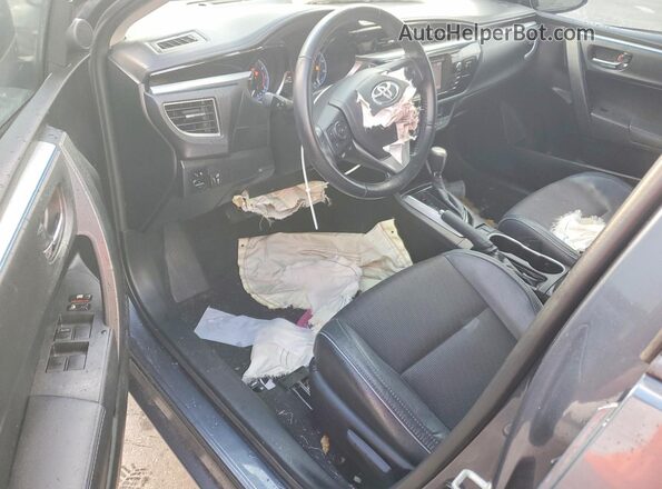 5YFBURHE1GP398451 2016 TOYOTA COROLLA Серый Вид панели приборов