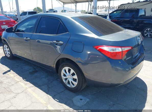 5YFBURHE1GP528518 2016 TOYOTA COROLLA Gray Tył lewy