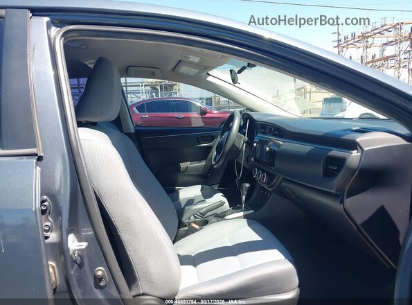 5YFBURHE1GP528518 2016 TOYOTA COROLLA Gray Widok wnętrza z przodu