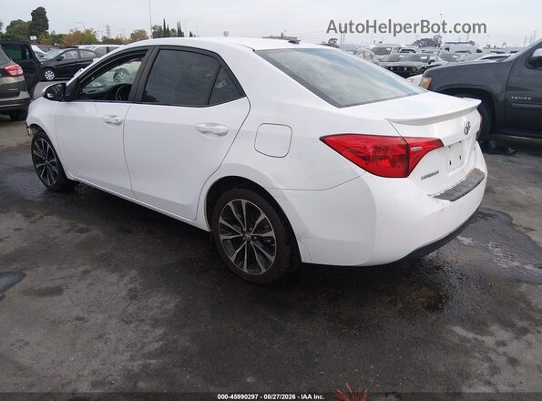 5YFBURHE1JP751875 2018 TOYOTA COROLLA Белый Задняя левая четверть