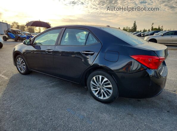 5YFBURHE1JP816319 2018 TOYOTA COROLLA Черный Задняя левая четверть