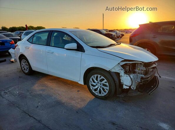 5YFBURHE1KP907267 2019 TOYOTA COROLLA White Przód prawy