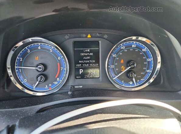 5YFBURHE1KP907267 2019 TOYOTA COROLLA White Widok zestawu wskaźników