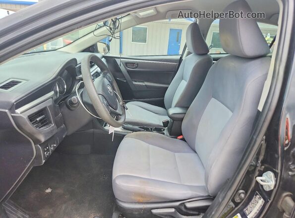 5YFBURHE2GP422708 2016 TOYOTA COROLLA Black Front interior view