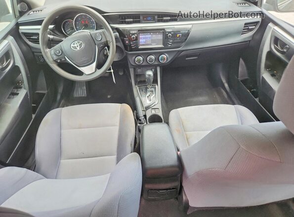 5YFBURHE2GP422708 2016 TOYOTA COROLLA Black Dashboard view
