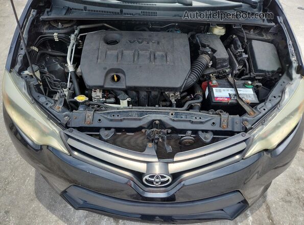5YFBURHE2GP422708 2016 TOYOTA COROLLA Black Rear interior view