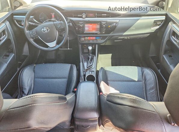 5YFBURHE2GP452307 2016 TOYOTA COROLLA White Առջևի վահանակի տեսք