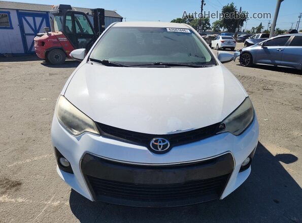 5YFBURHE2GP452307 2016 TOYOTA COROLLA White Դիմացի տեսք