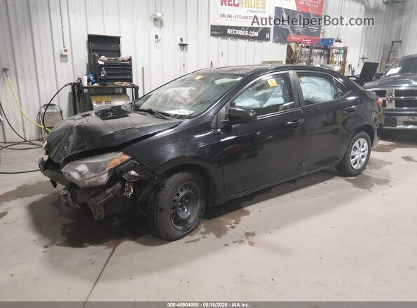 5YFBURHE2GP482228 2016 TOYOTA COROLLA Black Przód lewy