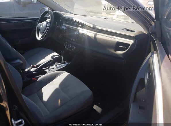 5YFBURHE2GP513042 2016 TOYOTA COROLLA Black Front interior view