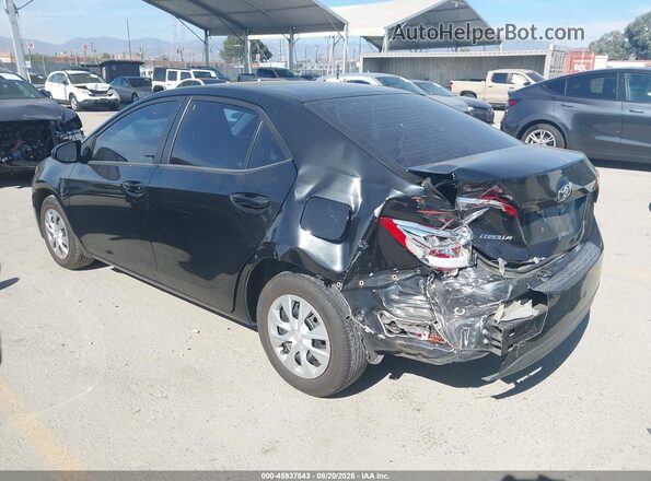 5YFBURHE2GP513042 2016 TOYOTA COROLLA Black Rear left
