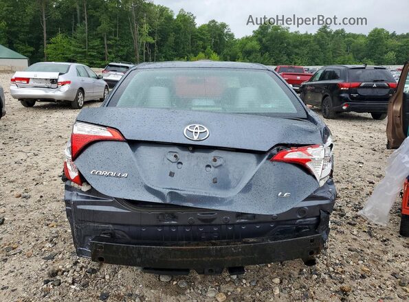 5YFBURHE2GP522162 2016 TOYOTA COROLLA Blue Rear view
