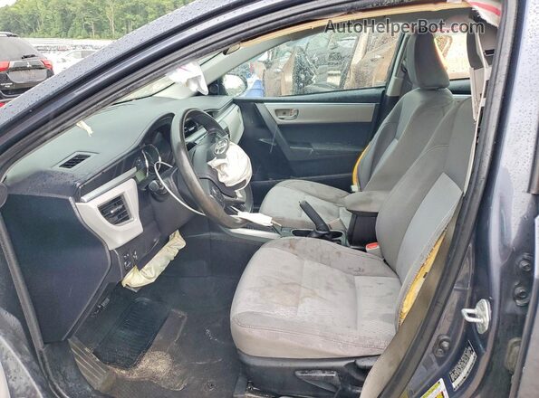 5YFBURHE2GP522162 2016 TOYOTA COROLLA Blue Front interior view